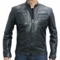 Men Fashion Leather Jacket - Black Point