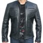 Men Fashion Leather Jacket - Black Point