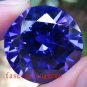 100.65CT BIG EXCELLENT STUNNING BLUE ROUND ZIRCON