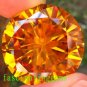 200.55CT HUGE STUNNING YELLOW ROUND ZIRCON
