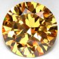 200.65CT BEAUTIFUL CHAMPAGNE YELLOW ROUND  ZIRCON