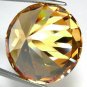 200.65CT BEAUTIFUL CHAMPAGNE YELLOW ROUND  ZIRCON