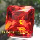 50.00CT BIG BRILLIANT STUNNING SQUARE RICH RED ZIRCON