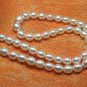 stunning Fresh water 8mm white pearl Necklace,Great price!don't miss!