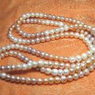 Fresh water 7mm multicolour pearl Necklace ,Great price!don't miss!