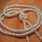 Beautiful Fresh water 8mm white pearl Necklace,Great price!don't miss!