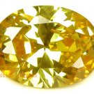 20.05CT CHARMING GLISTENING OVAL YELLOW ZIRCON