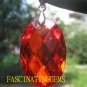 50.00CT CHARMING STUNNING BLOOD RED OVAL ZIRCON PENDANT