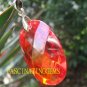50.00CT CHARMING STUNNING BLOOD RED OVAL ZIRCON PENDANT