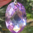 IF~50.00CT CHARMAING OVAL PURPLE ZIRCON PEADANT