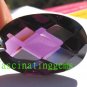 50.00CT CHARMING DEEP PURPLE OVAL ZIRCON PENDANT