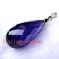 IF~40.25CT BRILLIANT FUNNELED BLUE ZIRCON PENDANT