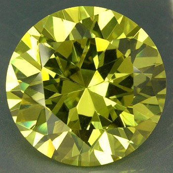 47.95CT BIG ELEGANT STUNNING ROUND YELLOW GREEN ZIRCON