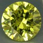 47.95CT BIG ELEGANT STUNNING ROUND YELLOW GREEN ZIRCON