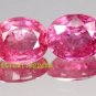 13.15CT PAIR BEAUTIFUL CHARMING PINK OVAL ZIRCON