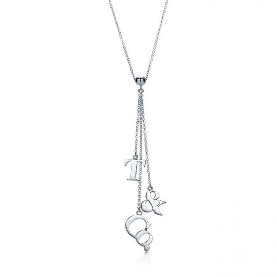 0.925 sterling silver and LOGO necklace and pendant
