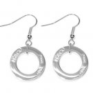 Amazing Sterling new style 1837 circle square earrings