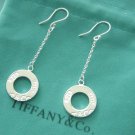 Amazing Sterling new style 1837 circle square dangling earrings