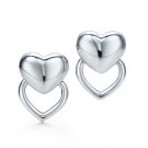 Amazing Sterling new style double heart earrings