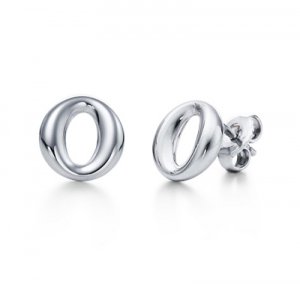 Amazing Sterling new style BIg O dangling earrings