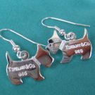 Amazing Sterling new style COCO dog dangling earrings