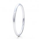 Beautiful Sterling new style heart and double orbit bracelet bangle