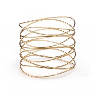 Beautiful Sterling countless ties bracelet bangle