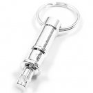 Beautiful Sterling silver whistle key button jewelry