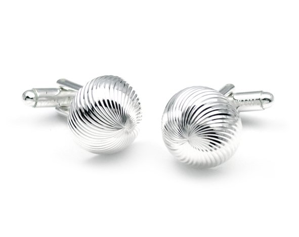 Beautiful Sterling silver umbrella cuff button jewelry