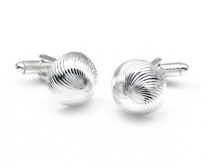 Beautiful Sterling silver umbrella cuff button jewelry