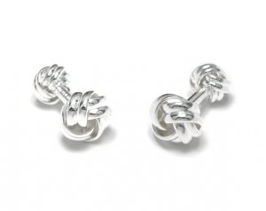 Beautiful Sterling silver cuff button jewelry