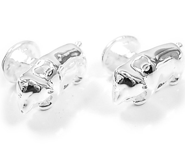 Beautiful Sterling silver cuff button jewelry