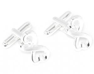 Beautiful Sterling silver cuff button jewelry