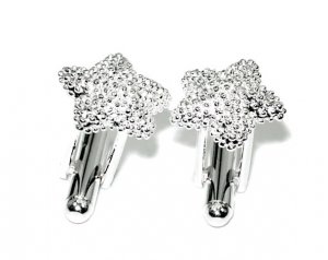 Beautiful Sterling silver cuff button jewelry
