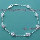 Beautiful 925 Sterling silver  seven beads bracelet,new arrival!