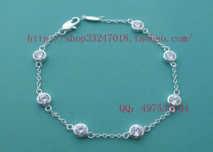 Beautiful 925 Sterling silver  seven beads bracelet,new arrival!