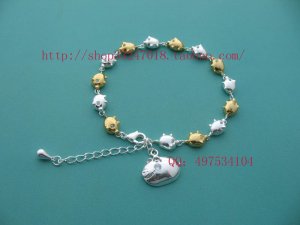 Beautiful 925 Sterling silver  and lovely pig bracelet,new arrival!