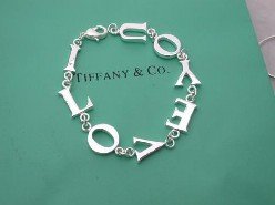 Beautiful 925 Sterling silver "LOVE" bracelet,new arrival!