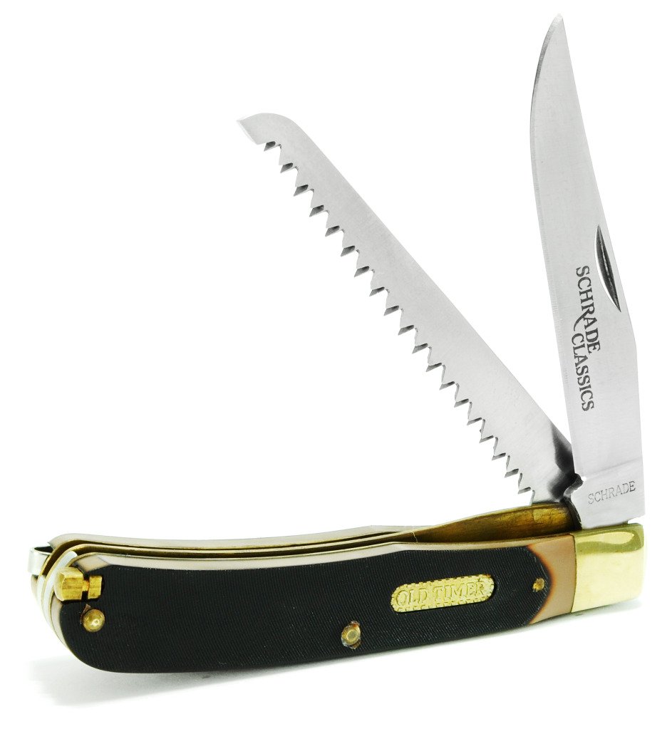Schrade Knives: Old Timer Buzzsaw Trapper Knife 97OT
