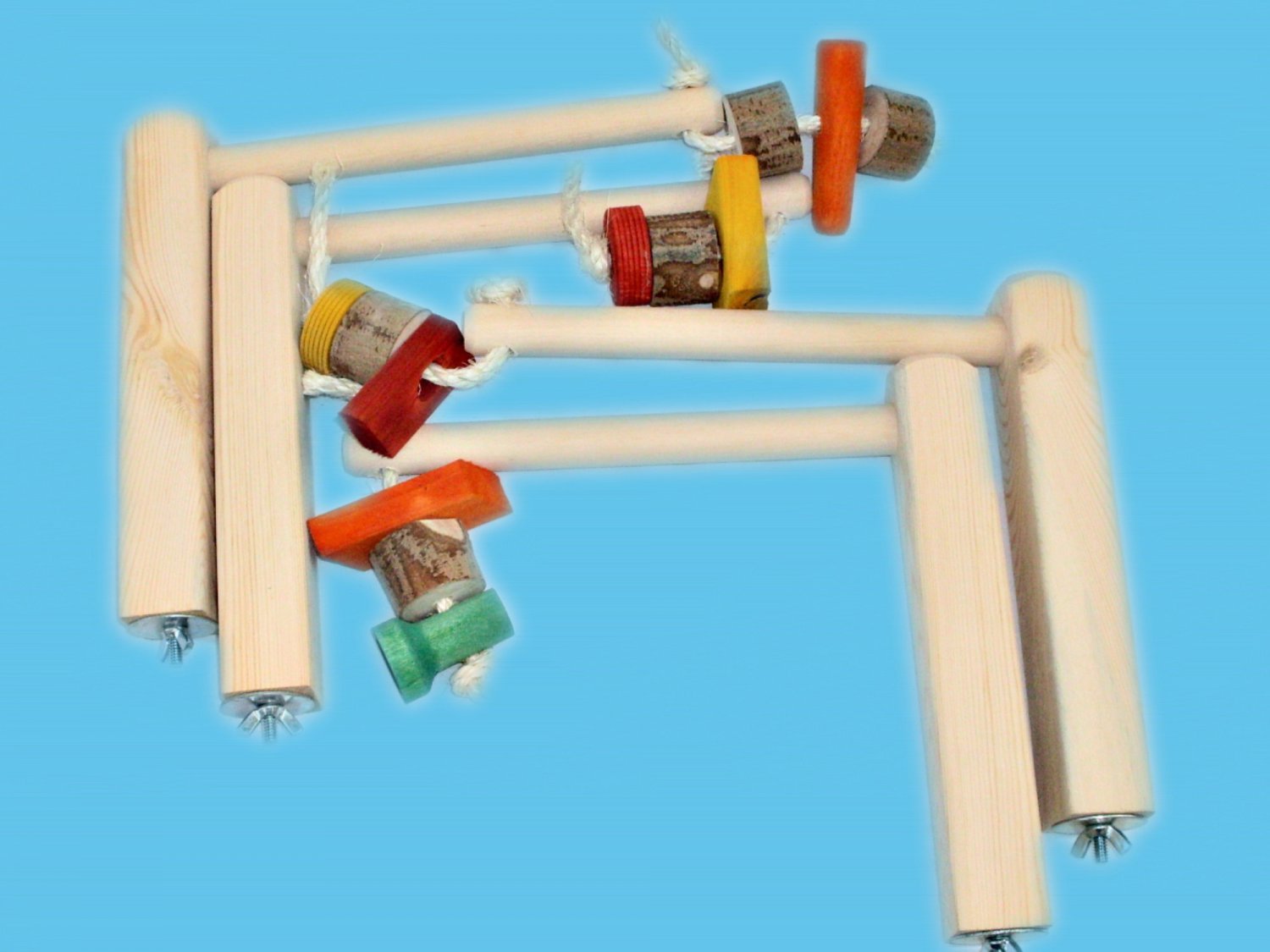 4 Handmade Amazon Parrot Cage Top PerchesCockatoo Perches