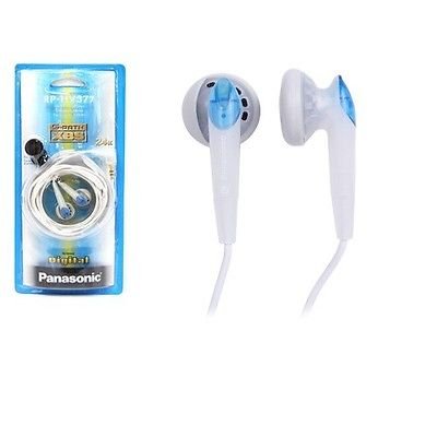 Panasonic RP-HV377-A In-Ear Earbud S-Path Design for hi-fi sound RPHV377 Blue
