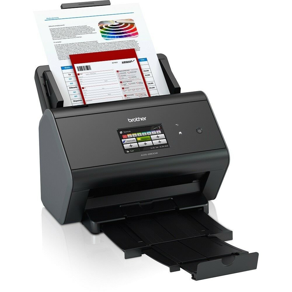 Brother ADS-2800W ImageCenter Document Scanner - Duplex - 30ppm