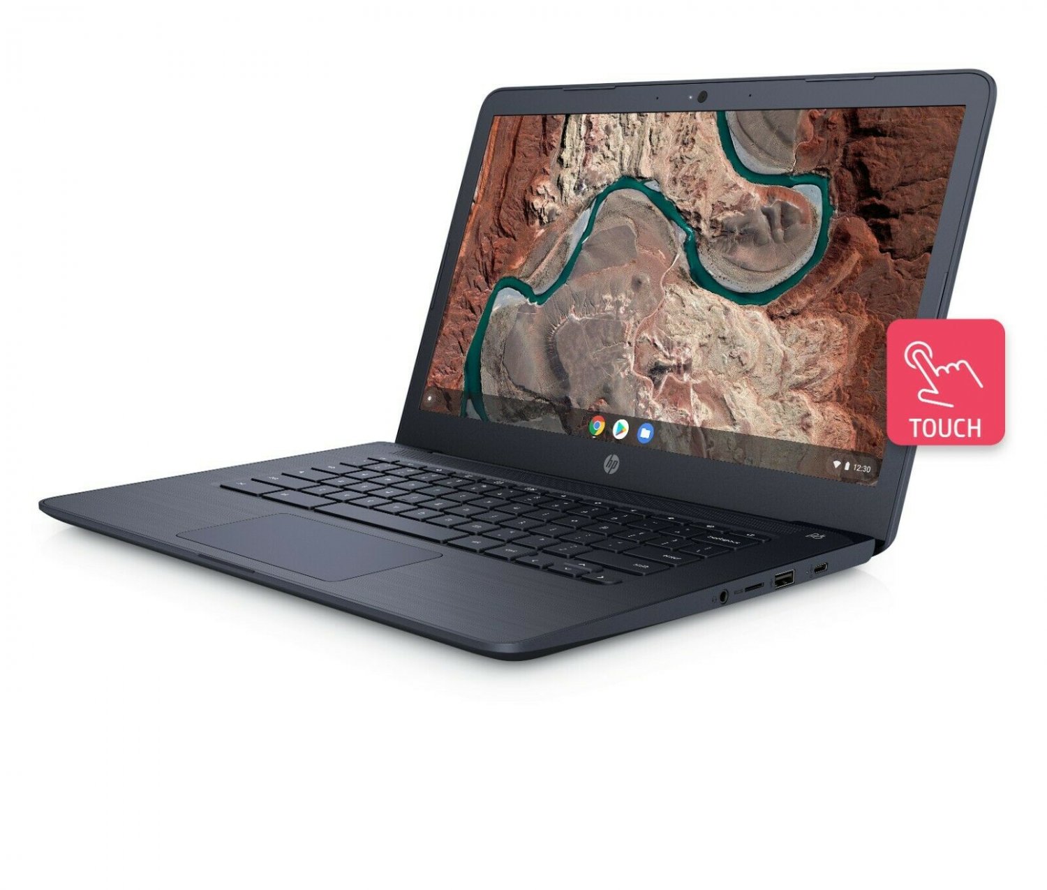 HP 14" HD Touchscreen Dual-Core 2.5GHz 32GB SSD 4GB RAM Chromebook Webcam BLUE