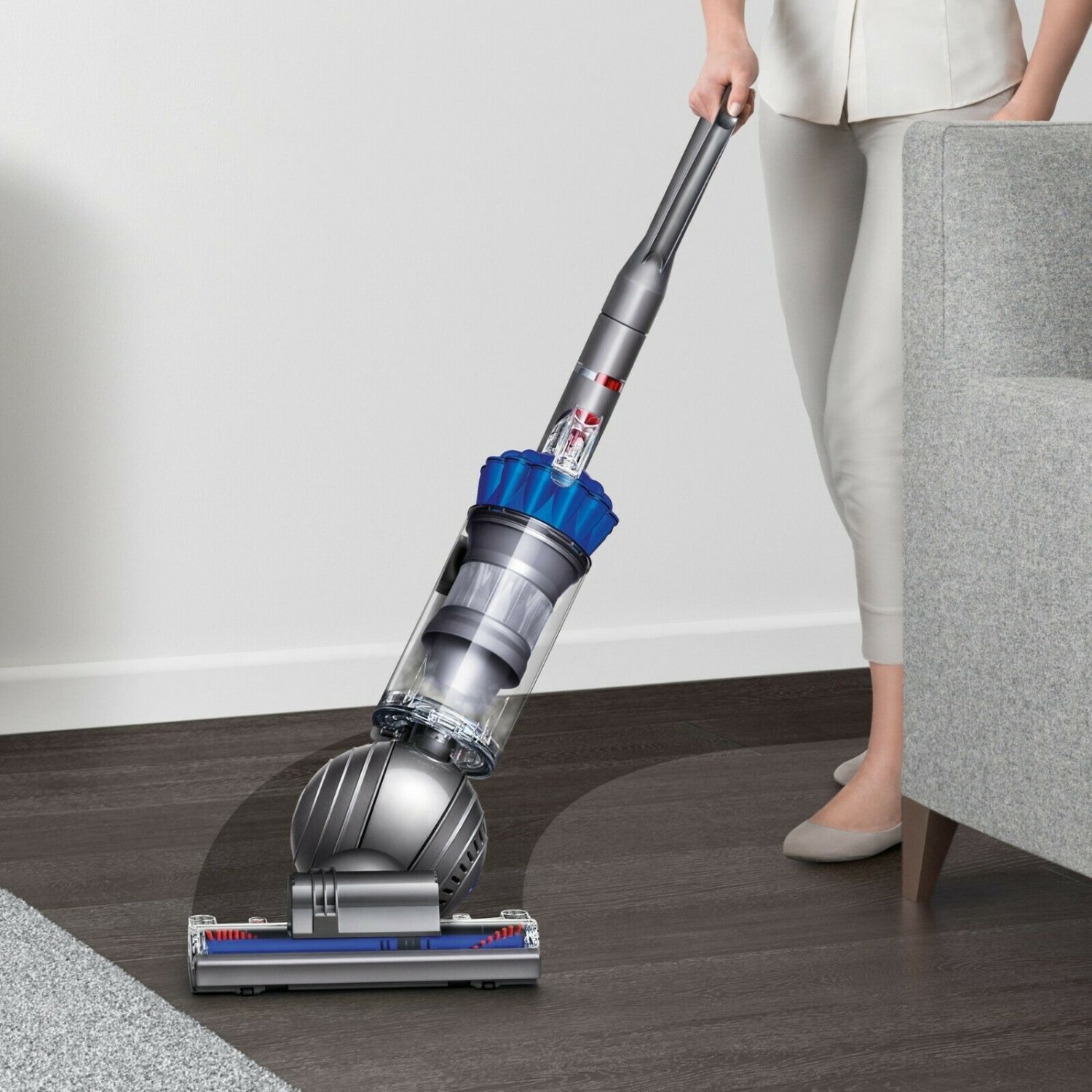 Dyson Light Ball Multifloor Upright Self Adjusting Vacuum Bagless Blue