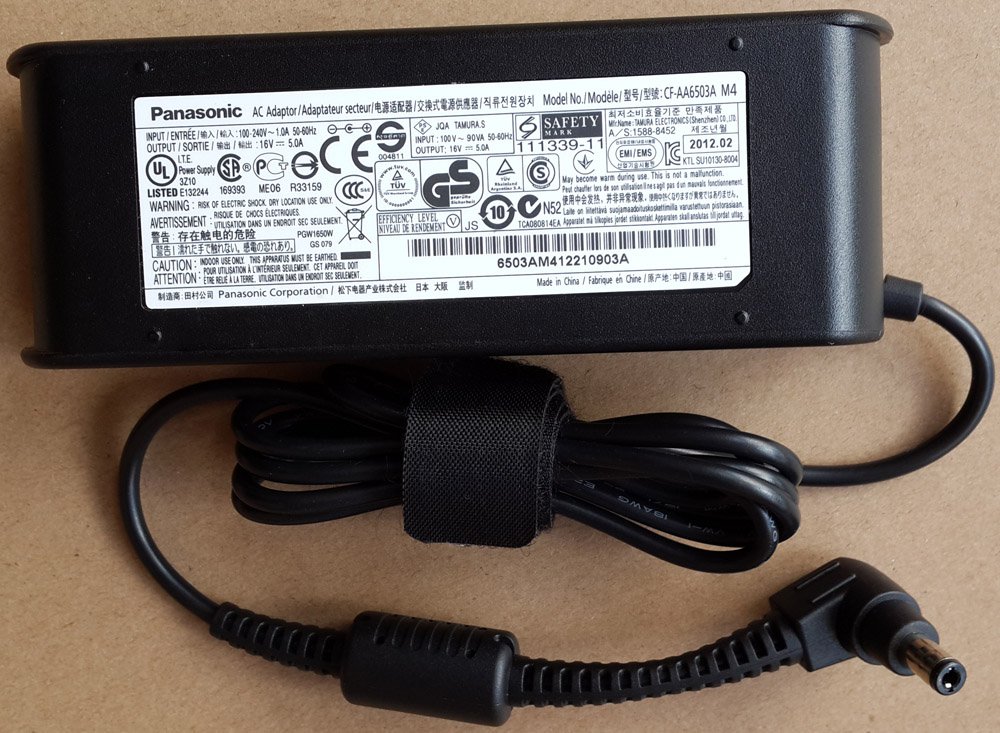 Original Panasonic 16V 5A AC Adapter Model CF-AA6503A