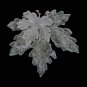Maple Leaf Multi-Leaf Silver Tone Shiny Pin/Brooch