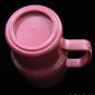 Travel Drink Mug 16oz Burgandy w/Black Cap Plastic NEW