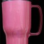 Travel Drink Mug 16oz Burgandy w/Black Cap Plastic NEW