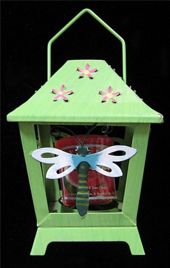 Green Lantern~Dragonfly~Candle Holder NEW