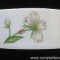 Lefton China Fan-shape Dogwood Trinket Box Sign/Number